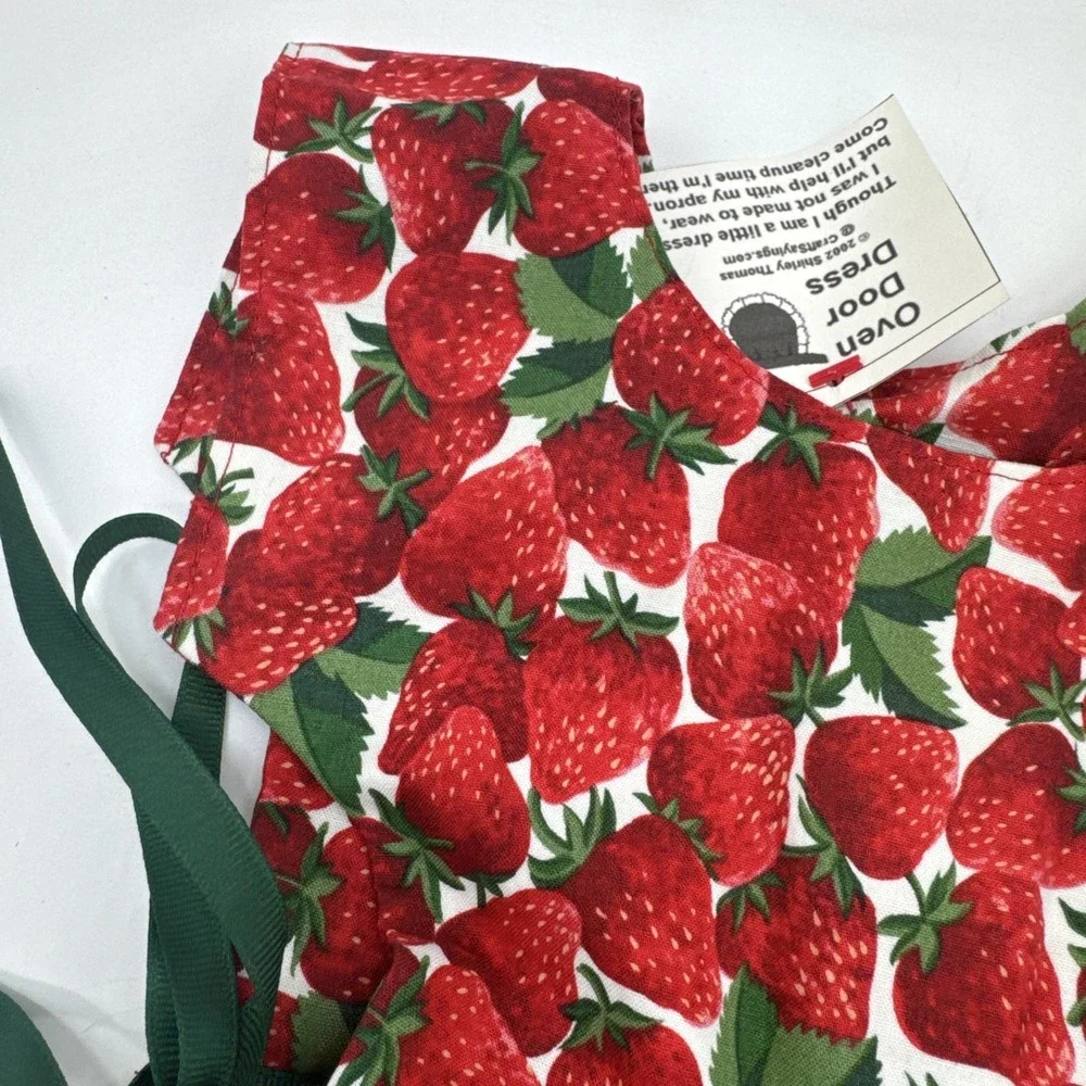 **NEW** Sonoma Strawberries Oven Door Dress Kitchen Towel New Tags